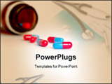 PowerPoint Template - Bottle and Capsules