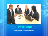PowerPoint Template - image of business meeting