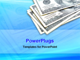 PowerPoint Template - illustrated image of stock money