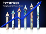 PowerPoint Template - Money growth chart