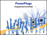 PowerPoint Template - illustrated music party image