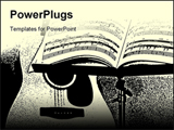  steel string guitar and music stand - guitar powerpoint slides