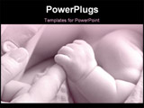 PowerPoint Template - irst day breast feeding background body parts child family mother feelings girl hand help kid safe 