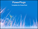 PowerPoint Template - beauty of nature under the blue sky
