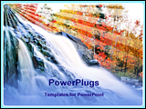 PowerPoint Template - duscheney falls near north bay