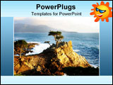 PowerPoint Template - lone cypress, monterey