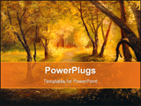 PowerPoint Template - Painting. The picture is written by me in 2004. A canvas oil
