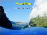 PowerPoint Template - Ship in the Geiranger fjord, listed as a UNESCO World Heritage Site