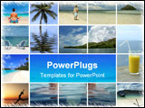 PowerPoint Template - holiday dreams - vacation collage