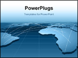 PowerPoint Template - global business relationship distribution channels or networking