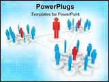 PowerPoint Template - Communications and questions of increase of productivity of business