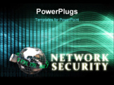 PowerPoint Template - Network Security as a Concept Background Art