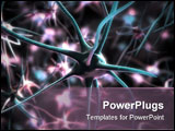 PowerPoint Template - 3d rendered illustration of a neuron cell