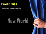 PowerPoint Template - People are going to the new better world.