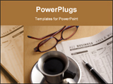 PowerPoint Template - Black Coffee Newspaper