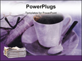PowerPoint Template - Starting another day at the office with a cup of coffee