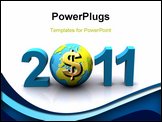 PowerPoint Template - The new year 2011 and the global