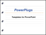 PowerPoint Template - Blank notepad