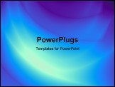 PowerPoint Template - blue wave ocean desktop cell abstract background