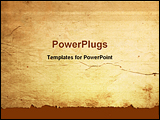 PowerPoint Template - Showing old paper