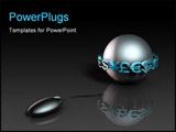 PowerPoint Template - Online Banking Safe and Secure in 3d