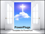 PowerPoint Template - Conceptual image - a way to spirituality