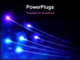 PowerPoint Template - Optical Fibers