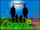 PowerPoint Template - organic world green background wallpaper words picture image