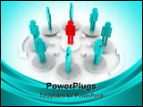 PowerPoint Template - Communications and questions of increase of productivity of business