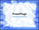 PowerPoint Template - Painted frame with sthe pace for copy