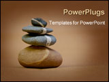 PowerPoint Template - stack of pebbles