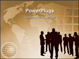 PowerPoint Template - people standing