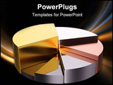 PowerPoint Template - 3D computer illustration with global illumination enabled