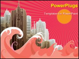 PowerPoint Template - The pink city