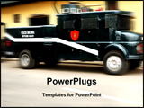 PowerPoint Template - image of riot control vehicle
