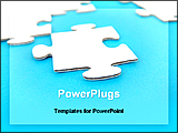 PowerPoint Template - image showing puzzle pieces