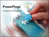 PowerPoint Template - Playing puzzle