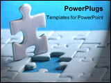 PowerPoint Template - one puzzlepart out of the puzzle