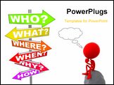PowerPoint Template - A Concept And Presentation Figure in 3D