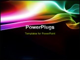 PowerPoint Template - puff of rainbow smoke