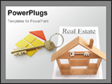 PowerPoint Template - wooden house-construction on clear background. with clipping path
