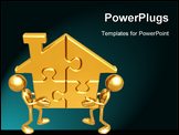 PowerPoint Template - A Concept And Presentation Figure in 3D