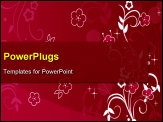 PowerPoint Template - Floral background
