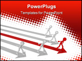 PowerPoint Template - concept of competitive advantage of a working group