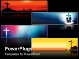 PowerPoint Template - Website banners with space left for message