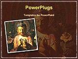 PowerPoint Template - image showing buddha