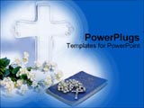 PowerPoint Template - Cross and religious items
