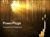 PowerPoint Template - Cross in shadow