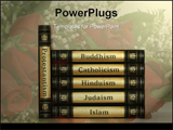 PowerPoint Template - Religion books