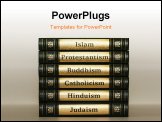 PowerPoint Template - books about religion